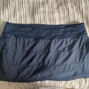 Lululemon Pace Rival Mid-Rise Skirt- Navy, Size 12